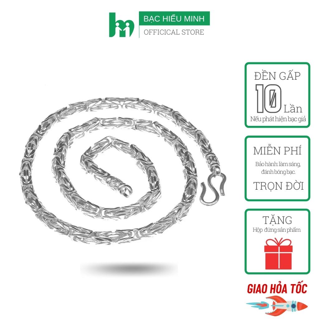 Dây Chuyền Nam - Bảo Hành Vĩnh Viễn ( Hàng Chính Hãng ) Bạc Hiểu Minh DBN022