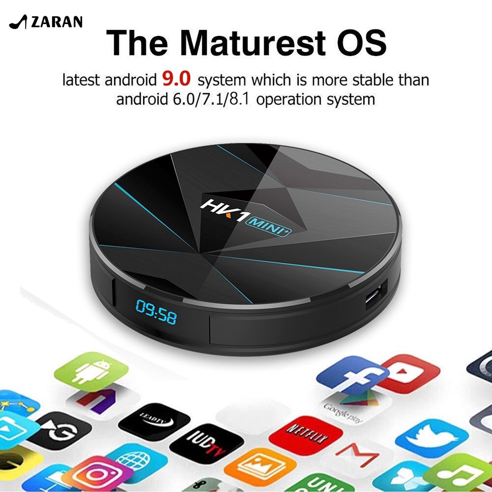 Thiết bị chuyển đổi TV thường thành smart TV hk1 Mini + Smart TV Box Android 9.0 rk3318 4G + 64G 4K HD