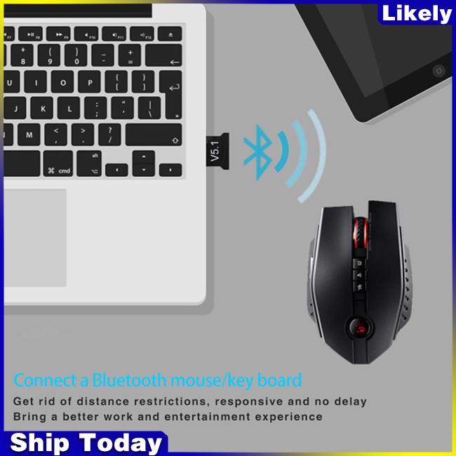 Usb Nhận Tín Hiệu Bluetooth 5.1 Không Dây V5.1 Cho Pc Laptop