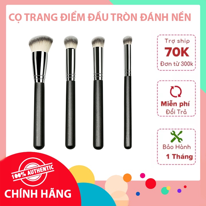 CỌ TRANG ĐIỂM ĐẦU TRÒN 170 ĐÁNH KEM NỀN  ĐẦU CỌ 270 CHE KHUYẾT ĐIỂM 270 DỄ DÀNG THAO TÁC KHÔNG GÂY DỊ ỨNG