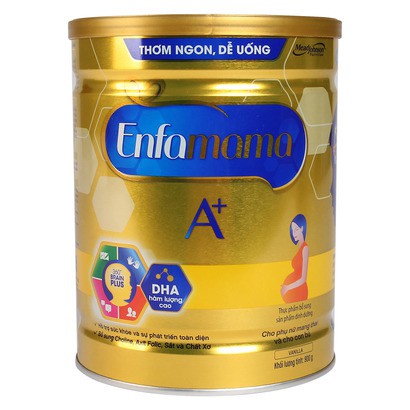 Sữa bột Enfamama A+ socola, Vani 830g