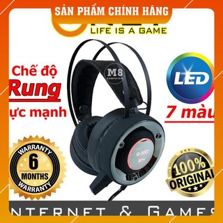 [SẴN HÀNG] Tai nghe chơi game G-NET H7S - Led đổi màu - Có Rung - Bảo Hành 12 tháng [LỖI 1 ĐỔI 1]