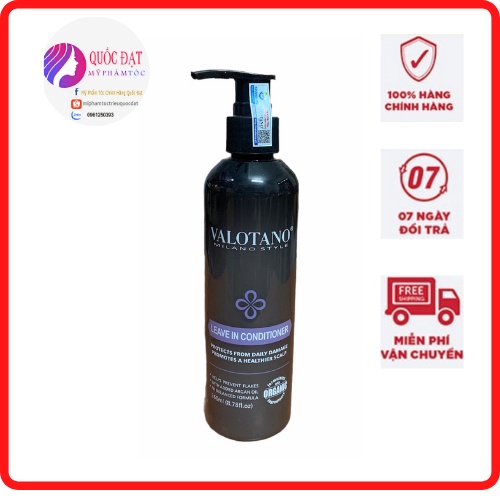 Dầu xả khô Valotano 260ml chính hãng 100%