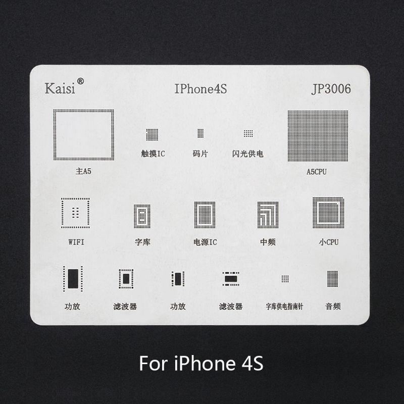 Khuôn Bóng Hàn Bga Reballing Cho Iphone Xs Max / Xr / Xs / X / 8 Plus / 8 / 7 Plus / 7 / 6s Plus / 6s