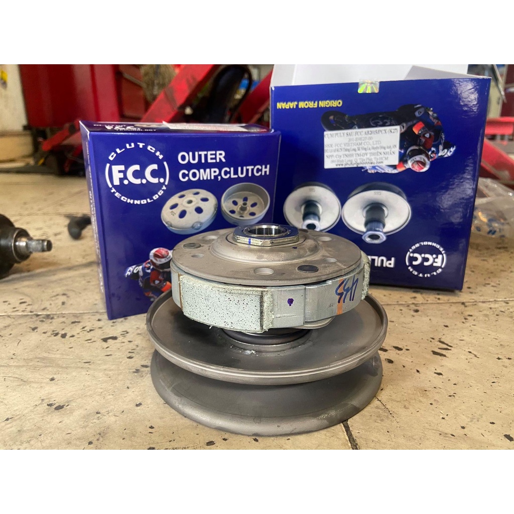 Cụm Pully nồi sau xe ga SHvn SH AB 160 126 Vario PCX Lead thương hiệu FCC