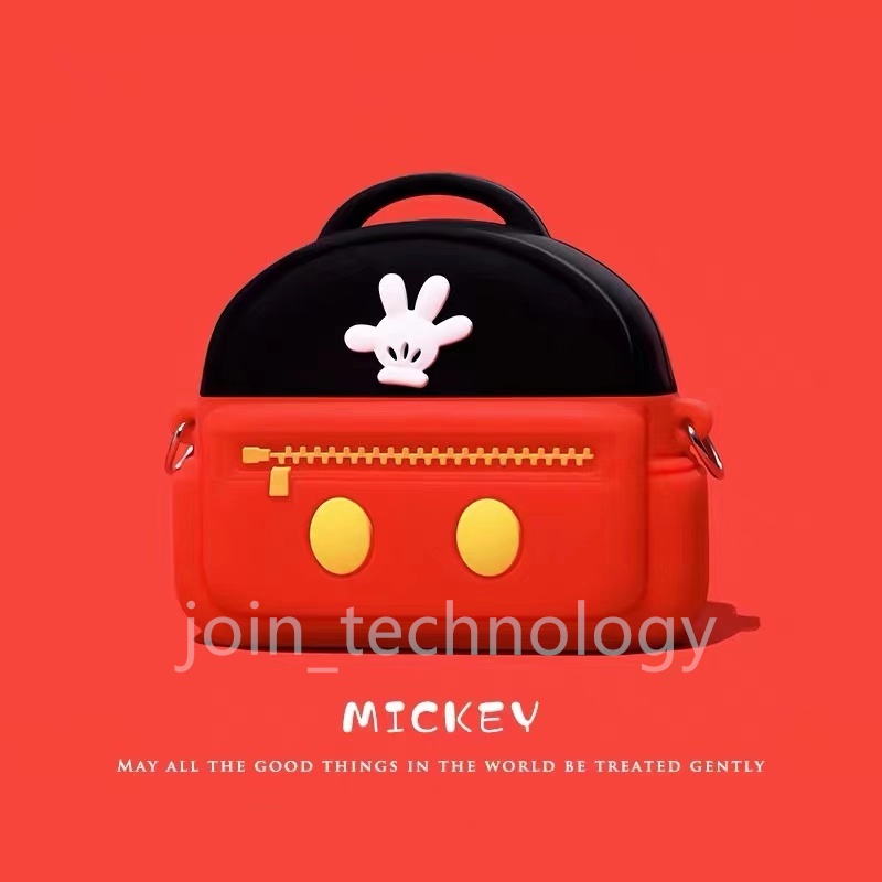 Vỏ Bảo Vệ Hộp Sạc Tai nghe không dây Airpods 1 / 2 / Pro Hình Hoạt Hình Dễ Thương