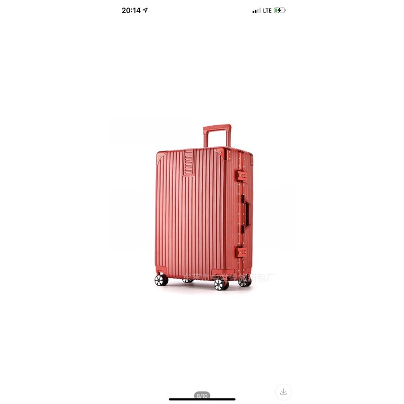 Vali kéo du lịch khung nhôm khoá sập,vali khóa kéo nhựa size 20, size 24