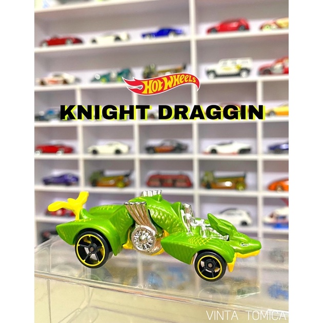 Xe mô hình Hot Wheels loose không hộp Knight Draggin