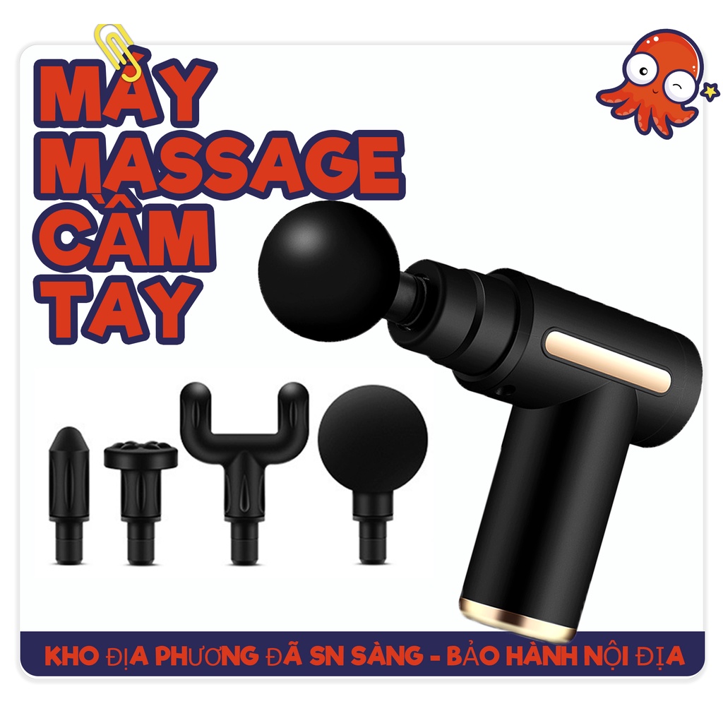 Máy massage cầm tay Súng Massage Cầm Tay Bản Máy Làm Thon Cơ Thể Chính Hãng MÁY Mát-xa sát(Cổ phiếu địa phương)