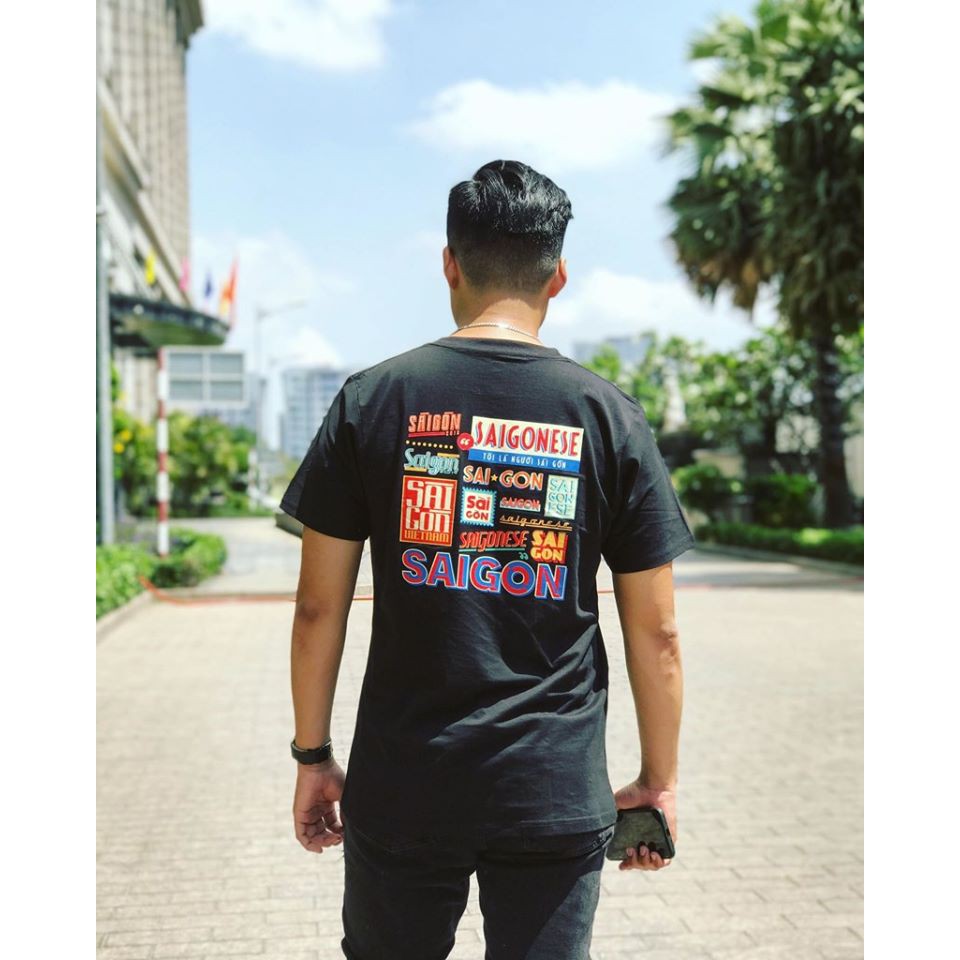 Áo thun Vintage Hà Nội Sài Gòn CTN84 thiết kế chất liệu 65% cotton áo thun HALEY | BigBuy360 - bigbuy360.vn