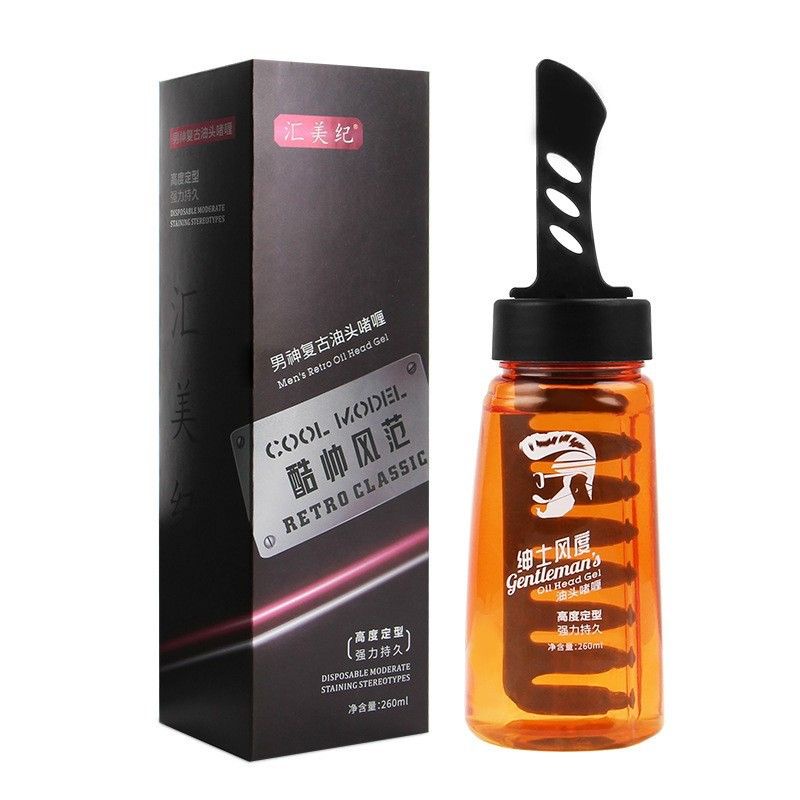 Gel vuốt tóc kèm lược cao cấp dành cho nam và nữ cao cấp