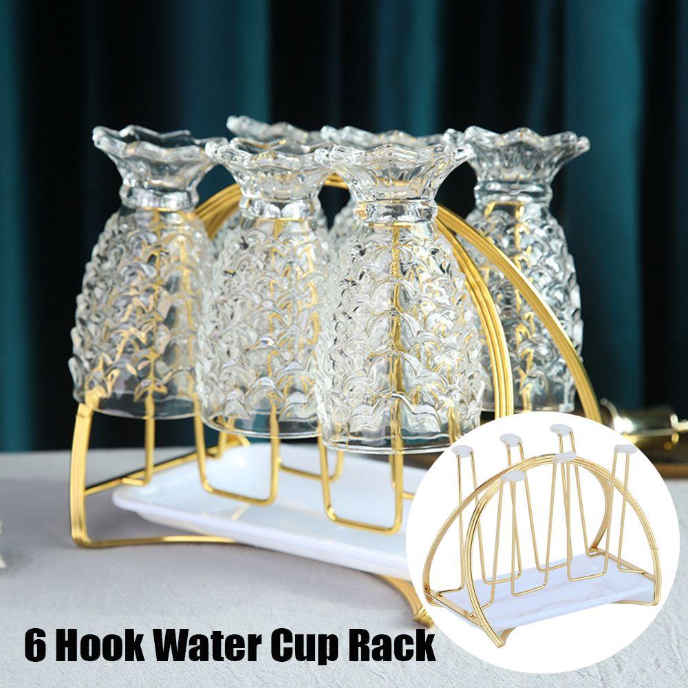 GOGOUP Giá Đỡ Cốc Nước 6 Móc Đa Năng Tiện Dụng Cho Phòng Bếp