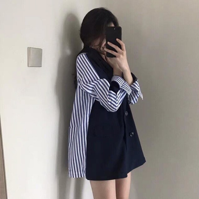 Đầm suông kiểu vest