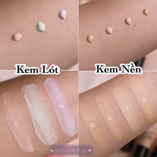 Kem nền, lót Apieu Tone Up Pang, Cover Pang Foundation