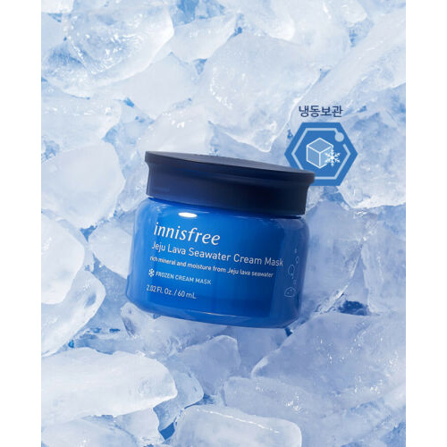 INNISFREE (Hàng Mới Về) Mặt Nạ Nước Biển Dung Nham Jeju 60ml (2019) / [INNISFREE] Jeju Lava Seawater Cream Mask 60ml