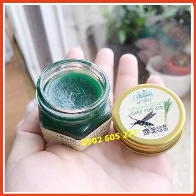 [Giá Sập Sàn]Dầu Cù Là Green Herb muỗi xả thái lan 20gr