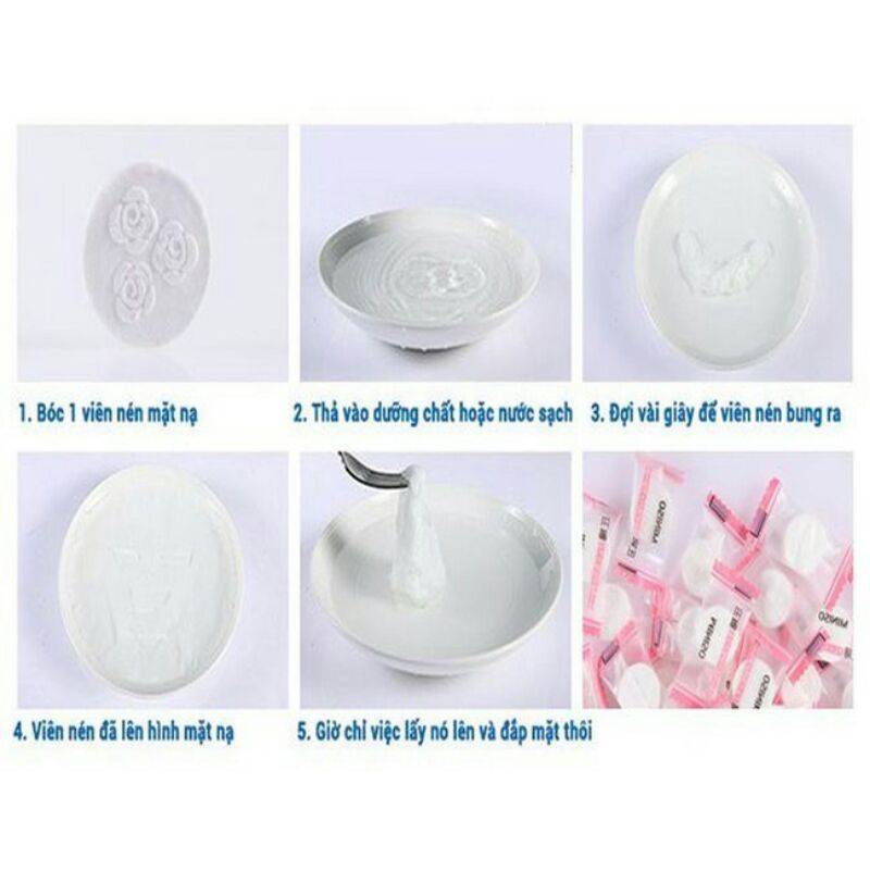 Mặt nạ giấy nén dạng viên | BigBuy360 - bigbuy360.vn