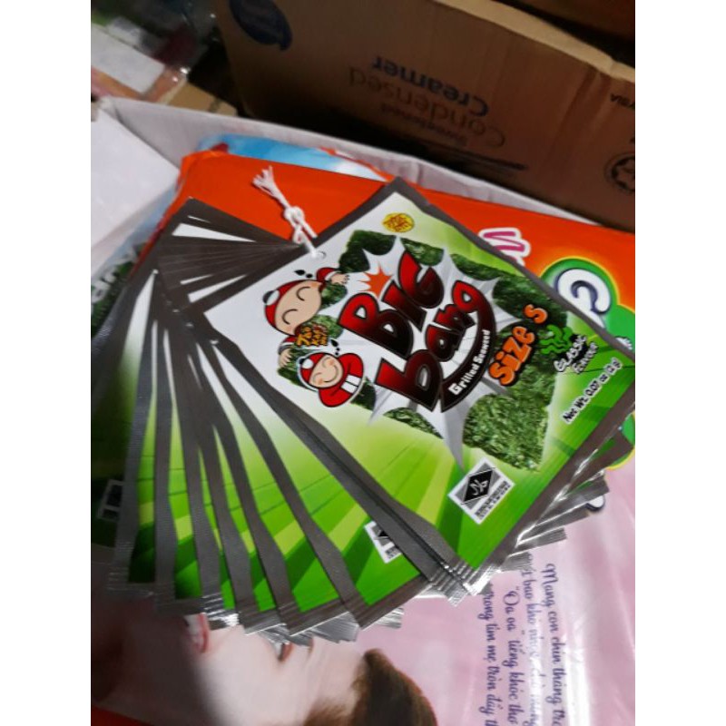 Lốc 24 gói *2g/ gói rong biển Big Bang thái lan