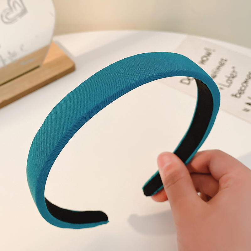 Băng đô cài tóc màu trơn phong cách retro thời trang dành cho nữ