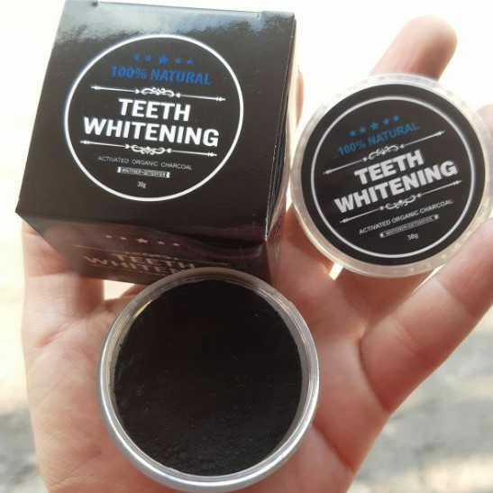 Bột Tẩy Trắng Răng Than Tre Hoạt Tính Teeth Whitening