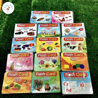 [TẶNG TRANH CÁT] THẺ HỌC THÔNG MINH 15 CHỦ ĐỀ loại đẹp