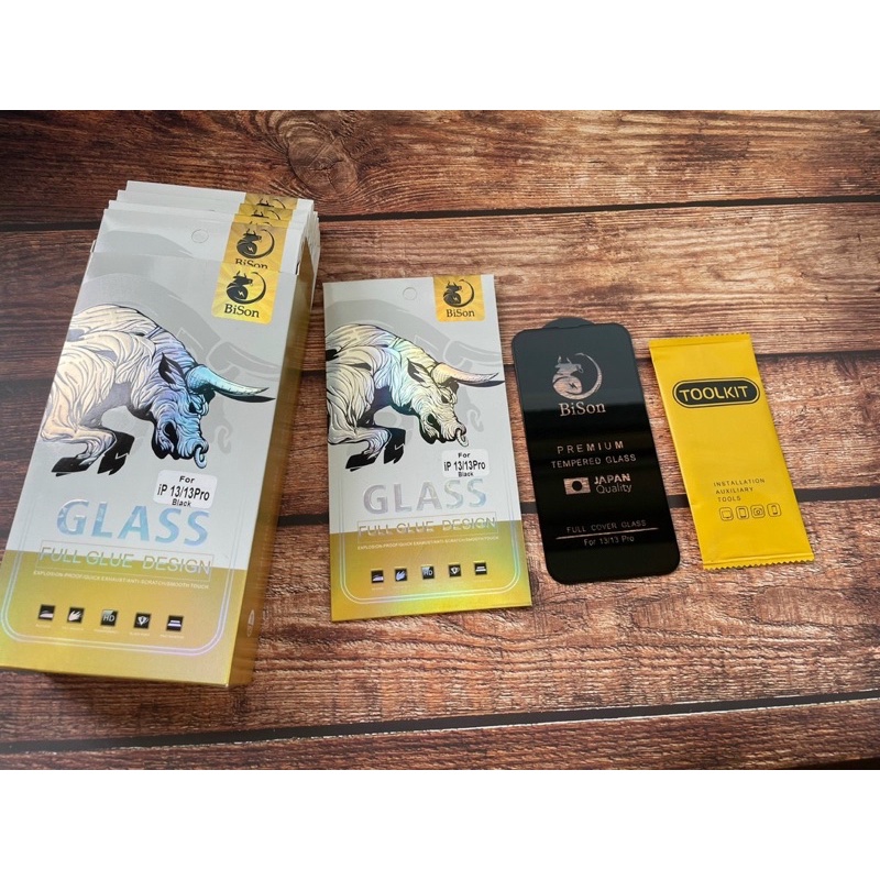 Cường Lực iPhone BISON Chính Hãng FULL Màn IP 6/ 7/ 8/ X/ Xs max/ 11/ 12/13/14Promax