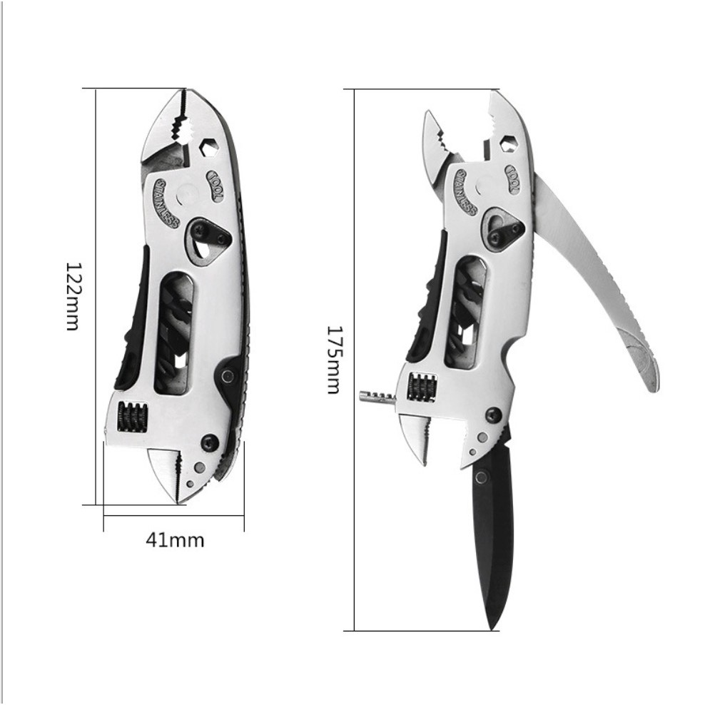 Mỏ Lết Cầm Tay Đa Năng Stainless Steel Wrench - AsiaMart