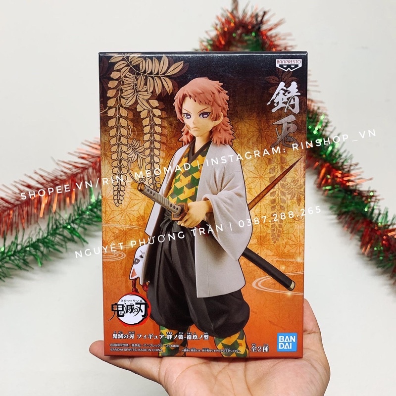 [BANPRESTO] Mô Hình Chính Hãng Sabito Kimetsu no Yaiba - Figure -Kizuna Outfit- 19th Form