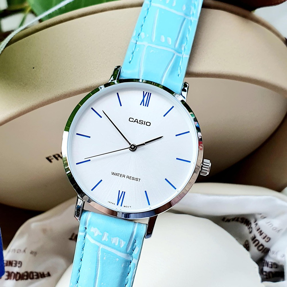 Đồng hồ nữ dây da Casio Anh Khuê LTP-VT01L-7B3UDF