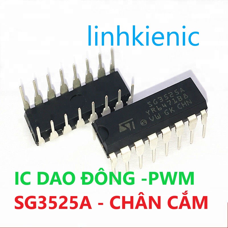 IC DAO ĐỘNG PWM Nguồn xung 3525 SG3525, chân cắm.