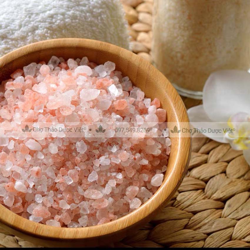 Muối hồng Himalaya organic 1kg ( Muối hồng cho bé ăn dặm, gia vị nấu ăn, nấu sữa hạt) - Chợ Thảo Dược Việt