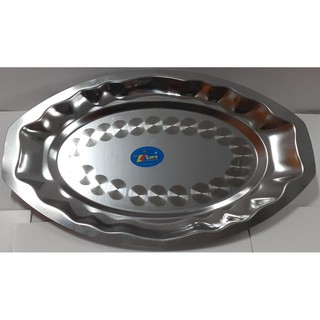 Dĩa INOX sâu lòng size lớn(40*25*4cm)