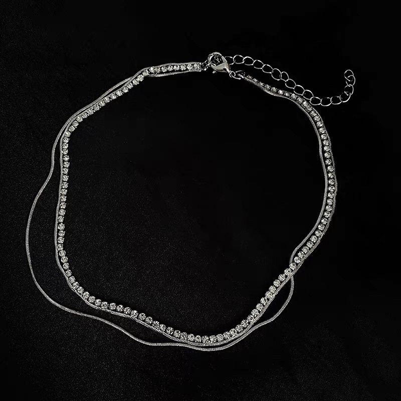 Choker đính đá - Set vòng cổ đính đá