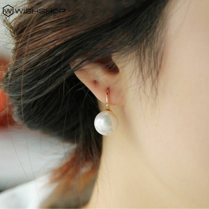 [WHOLESALE]Đôi Bông Tai Ngọc Trai Kiểu Dáng Thanh Lịch Cho Nữ