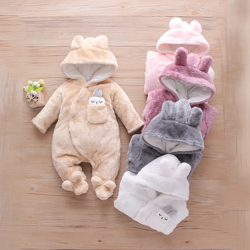 Thỏ Con Romper / Bộ Đồ Ngủ Trẻ Em Dễ Thương Lyme Romper 3