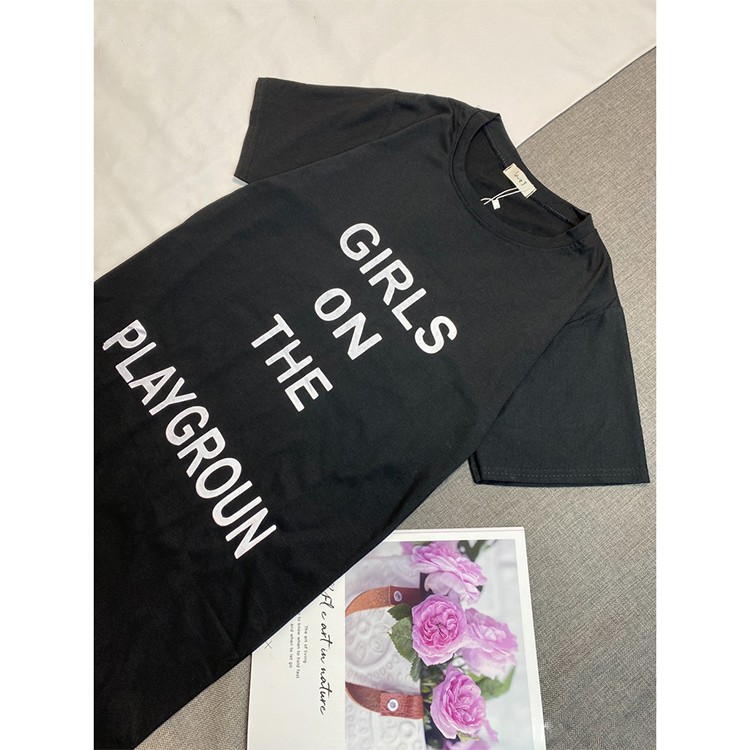 Đầm Dáng Dài , Váy Suông Dài Nữ Họa Tiết In Chữ Girl Chất Thun Cotton Hàng VNXK | BigBuy360 - bigbuy360.vn