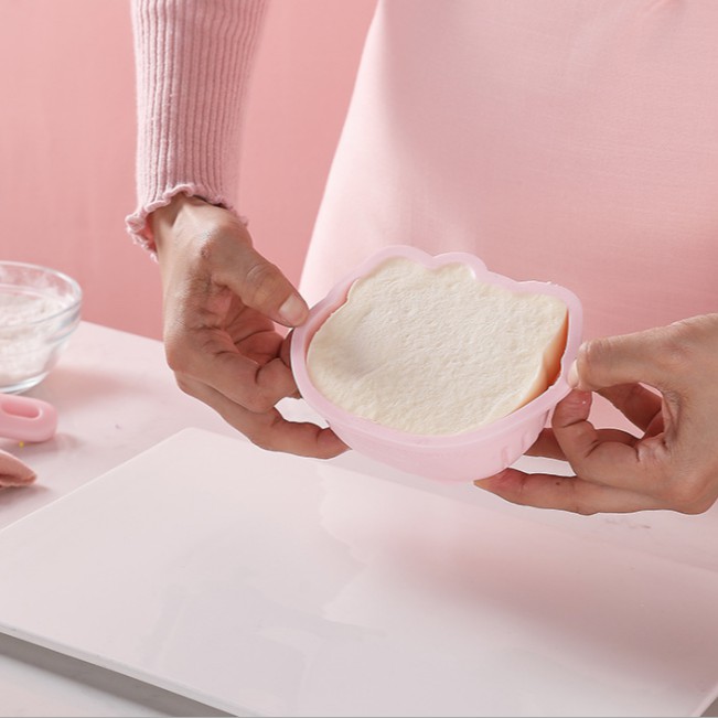 HELLOKITTY Khuôn Silicon Làm Bánh Hình Hello Kitty Kích Thước 4 Inch 6 Inch