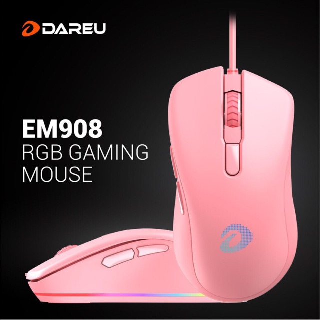 Chuột Dareu EM908 Pink Led RGB