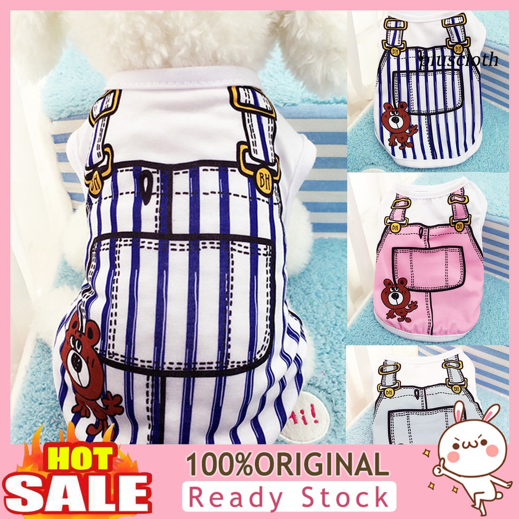 Áo Thun Giả Lông Gấu Dễ Thương Cho Thú Cưng