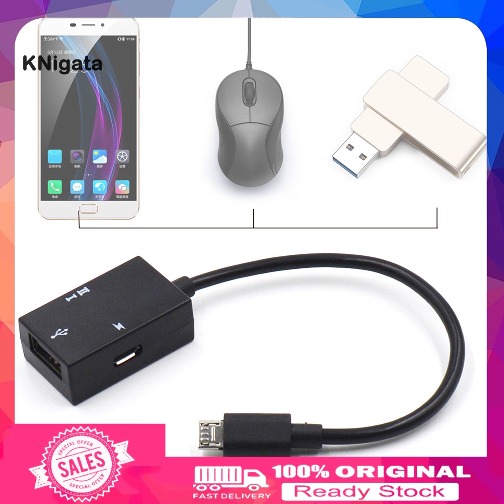Đầu Chuyển Đổi Otg Micro Usb Cho Điện Thoại / Máy Tính Bảng / Pc