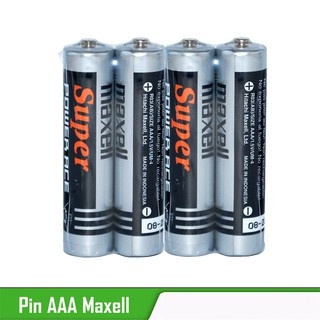 40 VIÊN PIN MAXELL AAA TEM BẠC - HÀNG CHÍNH HÃNG