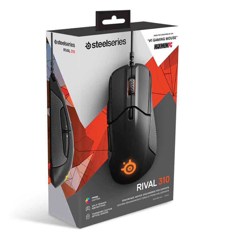 Chuột SteelSeries Rival 310 Black RGB - 62433