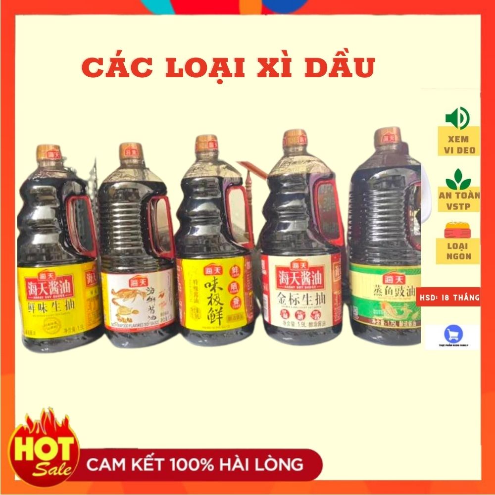 Tổng Hợp Các Loại Xì Dầu - Nước Tương