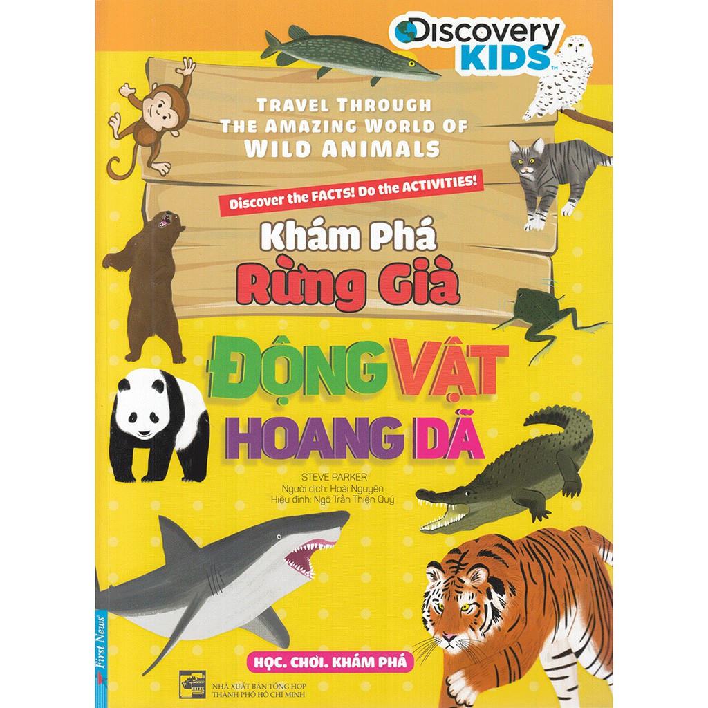 Sách - Khám Phá Rừng Già - Động Vật Hoang Dã