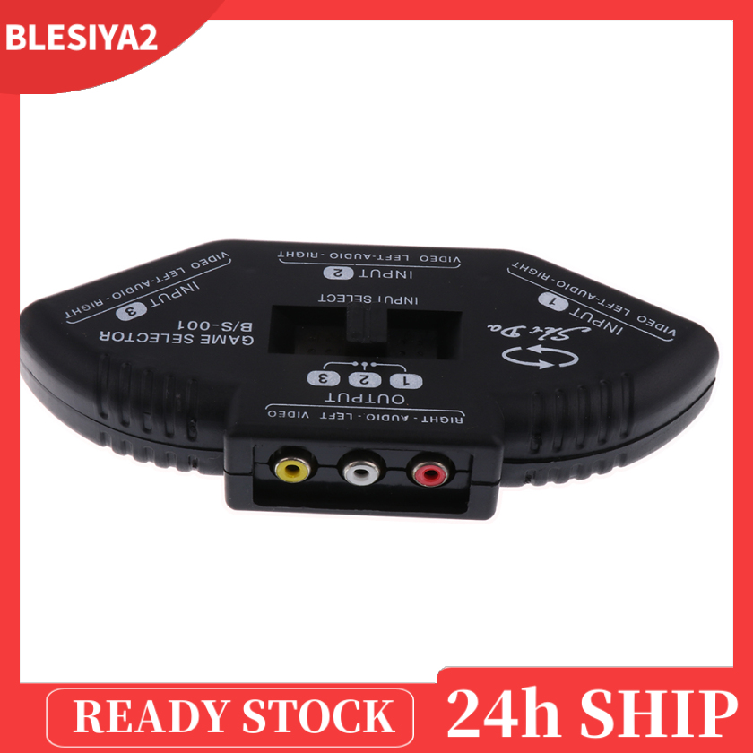 (Hàng Mới Về) Bộ Chia Âm Thanh / Hình Ảnh 3 Chiều Rca Chất Lượng Cao