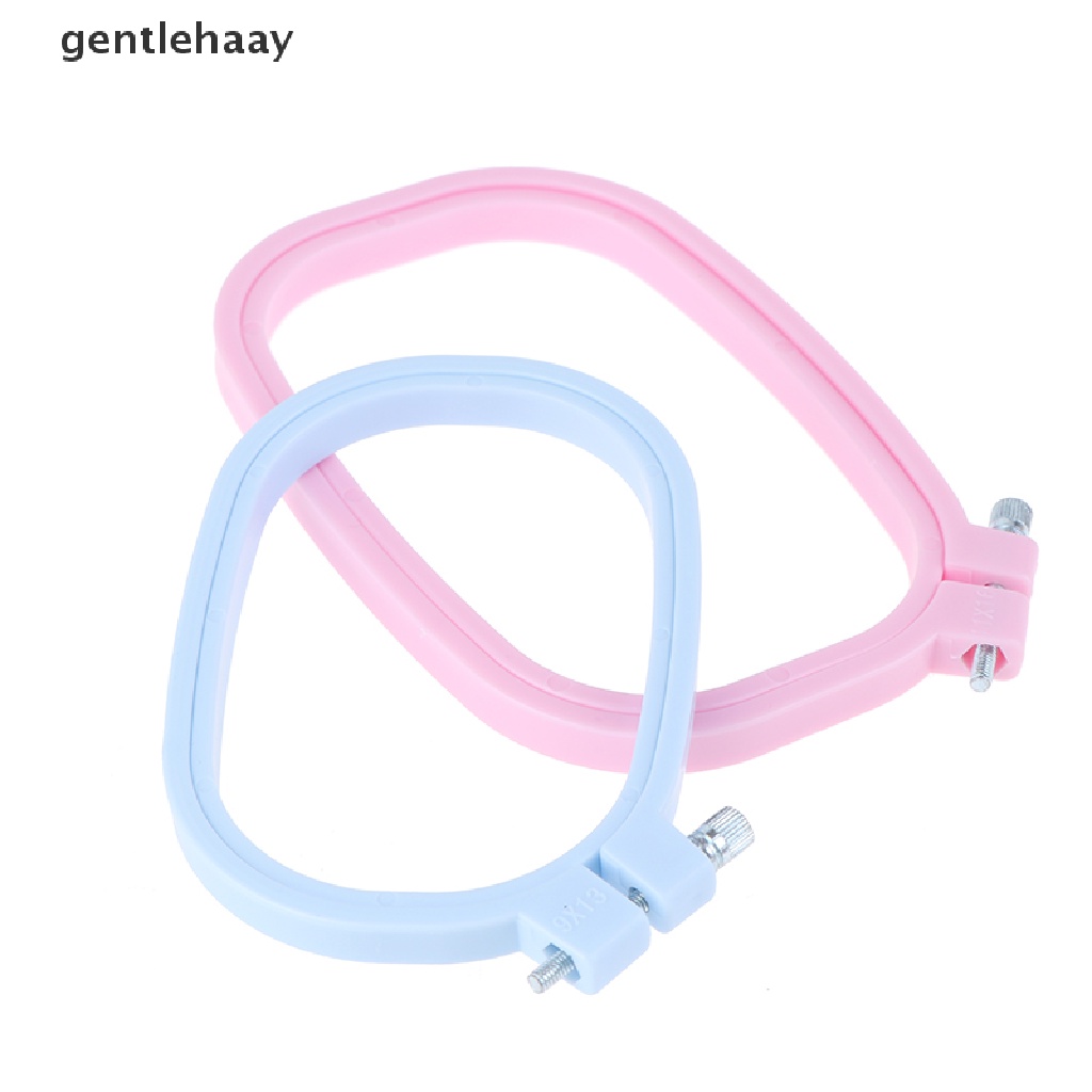 Khung thêu tranh chữ thập hình vuông bằng nhựa 5 kích thước DIY