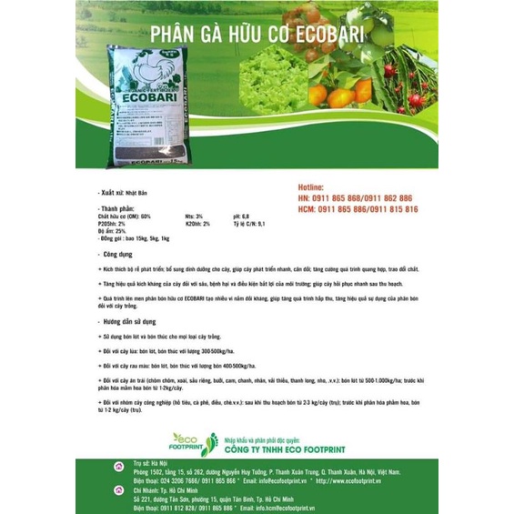 1kg phân gà Nhật bản viên nén - 100% phân gà nguyên chất + Npk 3-2-2 cho cây hoa hồng, hoa cây cảnh và rau màu