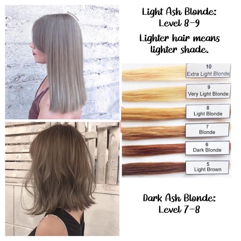 Thuốc Nhuộm Tóc Màu Xám Khói Tự Nhuộm 8/11 Light Ash Blonde Hair Dye Cream