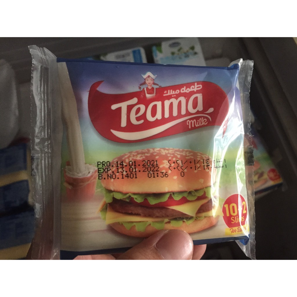 Teama Slice Burger 200g - Phô mai lát Teama