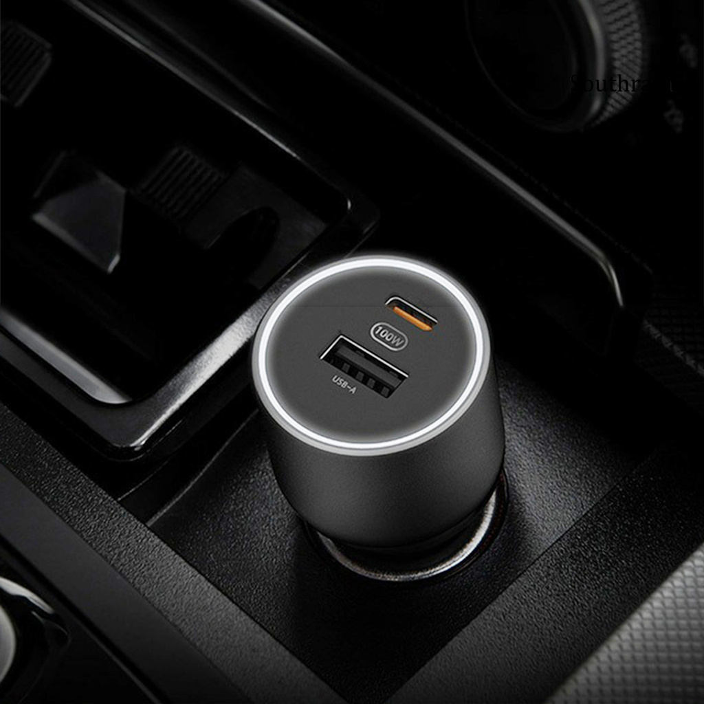 Tẩu sạc điện thoại xiaomi 100W 5A dùng trên xe hơi